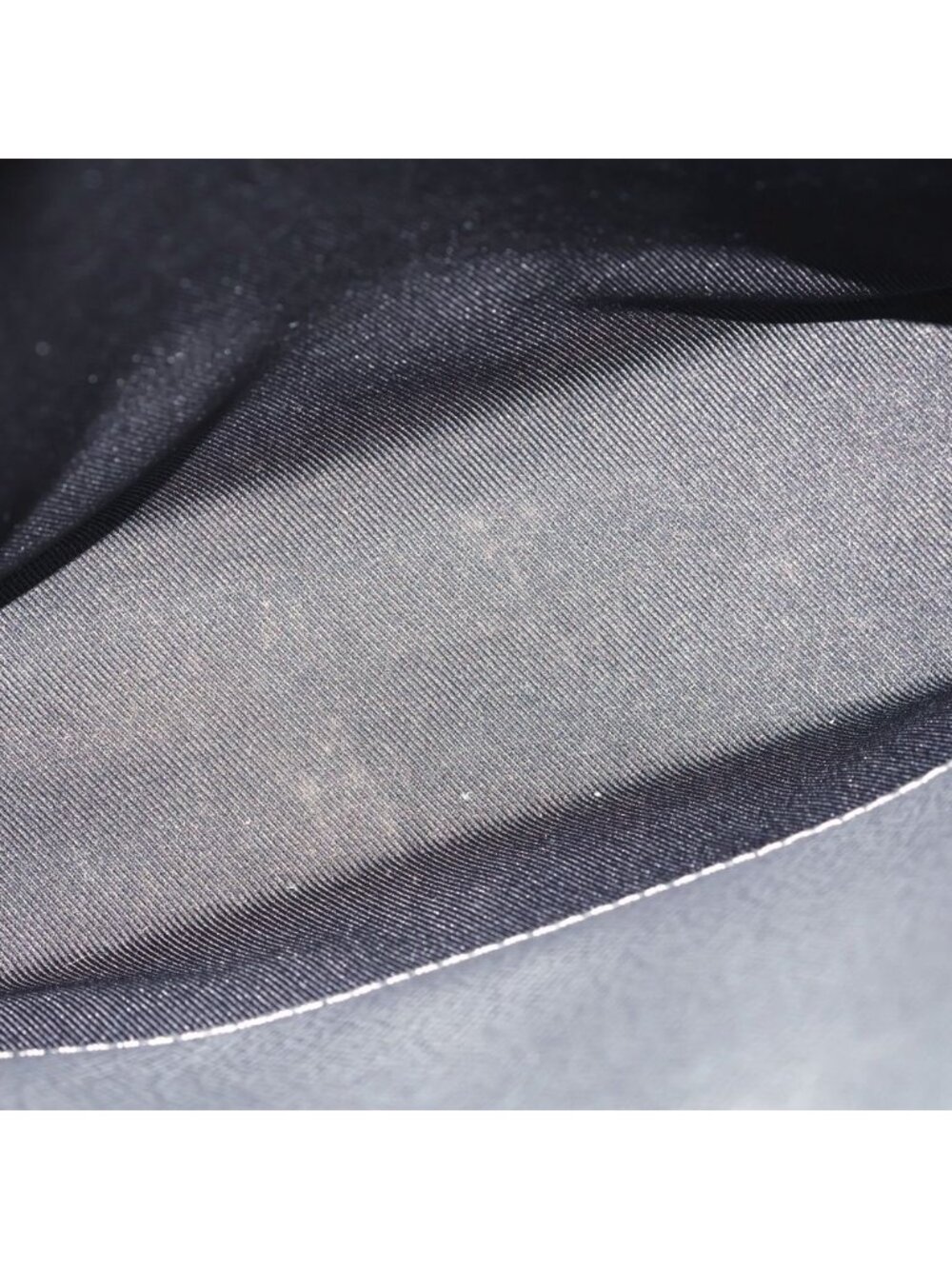 Louis Vuitton Monogram Eclipse Reverse Pochette Voyage Clutch Dark Gray Silver - Picture 4 of 7